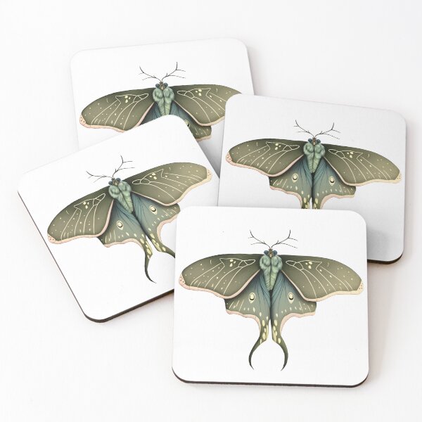 Item preview, Moon green butterfly. Night butterfly. Moth Night Butterfly Mystical designed and sold by Anastasiia Yurevych.
