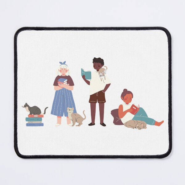 Item preview, The readingsquad and their cute kittens designed and sold by CreativeStrand.