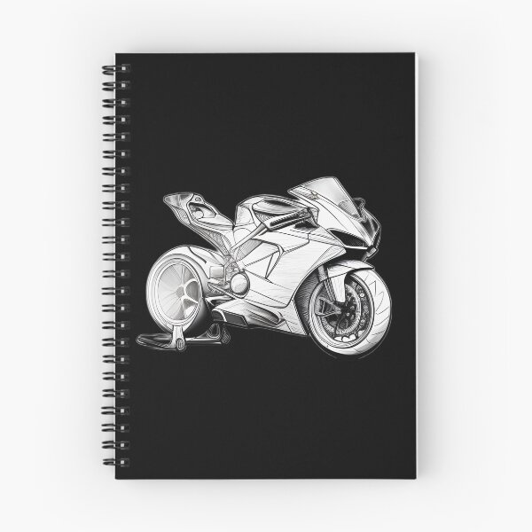 Item preview, Black and White Futuristic Cyberpunk Superbike  designed and sold by beluxe.