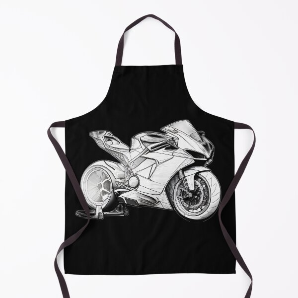 Item preview, Black and White Futuristic Cyberpunk Superbike  designed and sold by beluxe.