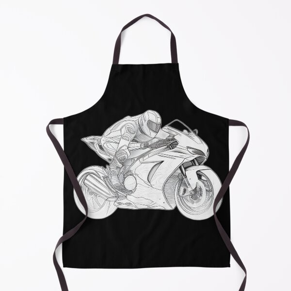 Item preview, Black and White Futuristic Cyberpunk Superbike  designed and sold by beluxe.