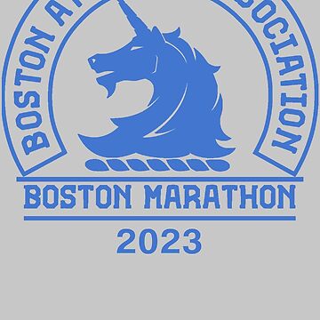 Boston marathon charity runner one badass unicorn 2023 shirt