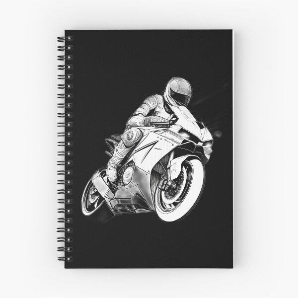 Item preview, Black and White Futuristic Cyberpunk Superbike  designed and sold by beluxe.