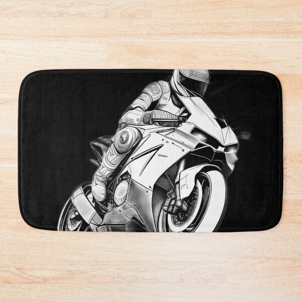 Item preview, Black and White Futuristic Cyberpunk Superbike  designed and sold by beluxe.