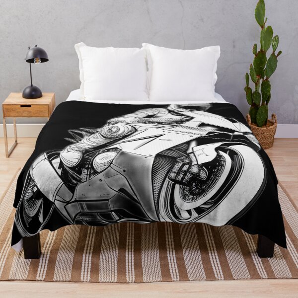 Item preview, Black and White Futuristic Cyberpunk Superbike  designed and sold by beluxe.
