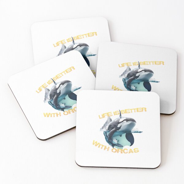 Item preview, Life Is Better With Orcas designed and sold by Vlaki.