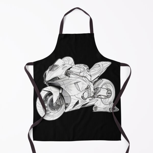 Item preview, Black and White Futuristic Cyberpunk Superbike  designed and sold by beluxe.