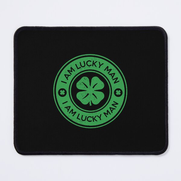 Item preview, I Am Lucky Man Vintage Stamp designed and sold by bolkibox.
