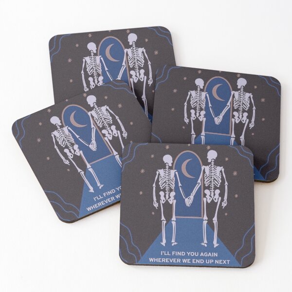 Item preview, I'll find you again wherever we end up next - Skeleton Art designed and sold by freakydutchkid.