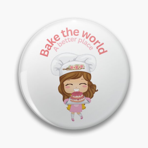 Item preview,   Bake the world a better place  designed and sold by Speckledfrog.