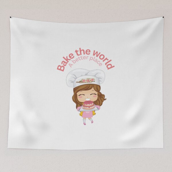 Item preview,   Bake the world a better place  designed and sold by Speckledfrog.