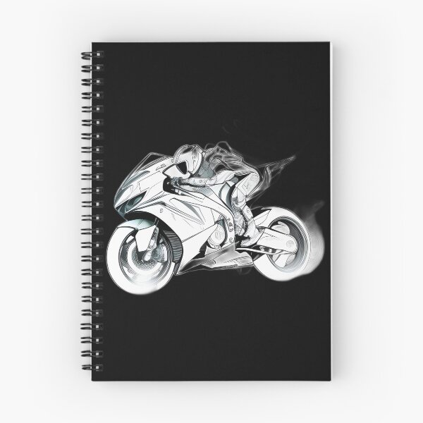 Item preview, Black and White Futuristic Cyberpunk Superbike  designed and sold by beluxe.