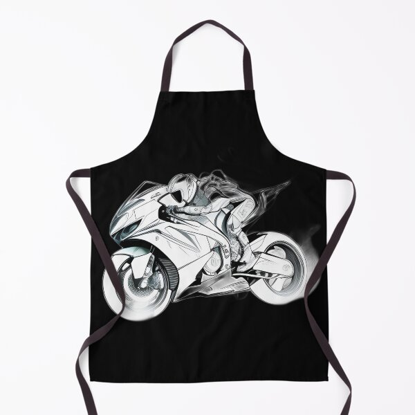 Item preview, Black and White Futuristic Cyberpunk Superbike  designed and sold by beluxe.