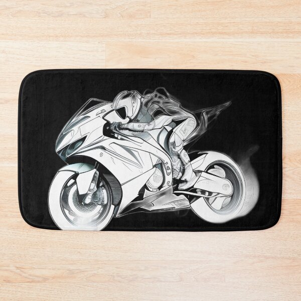 Item preview, Black and White Futuristic Cyberpunk Superbike  designed and sold by beluxe.