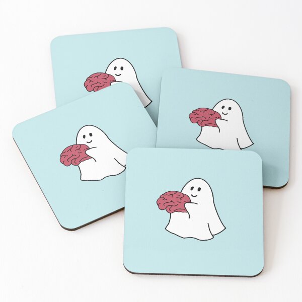 Item preview, Ghost - Holding a Brain designed and sold by Olty’s Doodles.