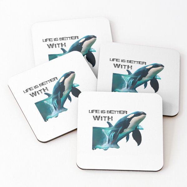 Item preview, Life Is Better With Orcas designed and sold by Vlaki.
