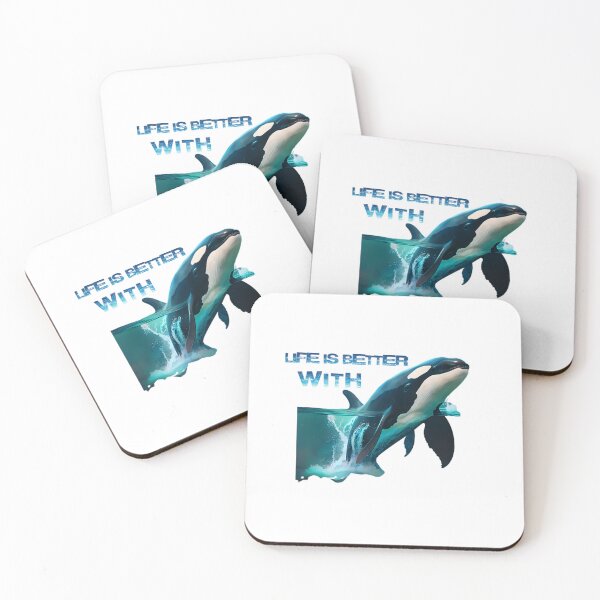 Item preview, Life Is Better With Orcas designed and sold by Vlaki.