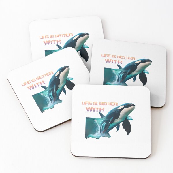Item preview, Life Is Better With Orcas designed and sold by Vlaki.