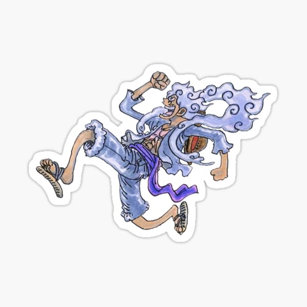 One Piece Luffy Gear 5 Sticker Sticker – Anime Town Creations