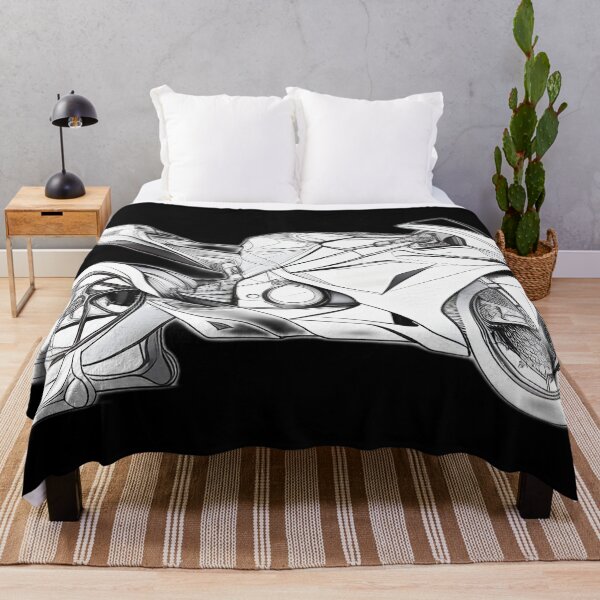Item preview, Black and White Futuristic Cyberpunk Superbike designed and sold by beluxe.