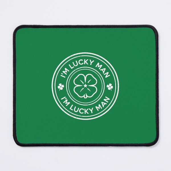 Item preview, I Am Lucky Man Vintage Stamp designed and sold by bolkibox.