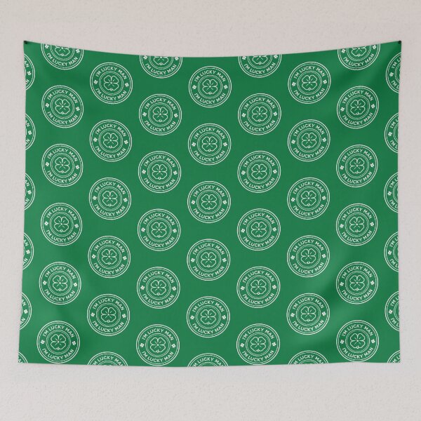 Item preview, I Am Lucky Man Vintage Stamp designed and sold by bolkibox.
