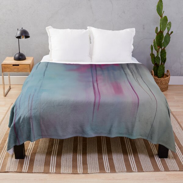 Item preview, Blue and pink abstract streaks designed and sold by ibelieveimages.