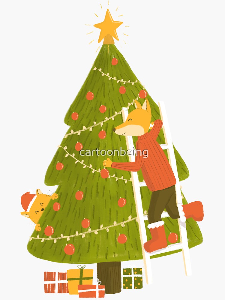 Merry Christmas Mr. Fox by cartoonbeing