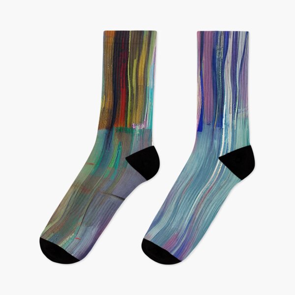 Item preview, Colorful abstract paint streaks designed and sold by ibelieveimages.