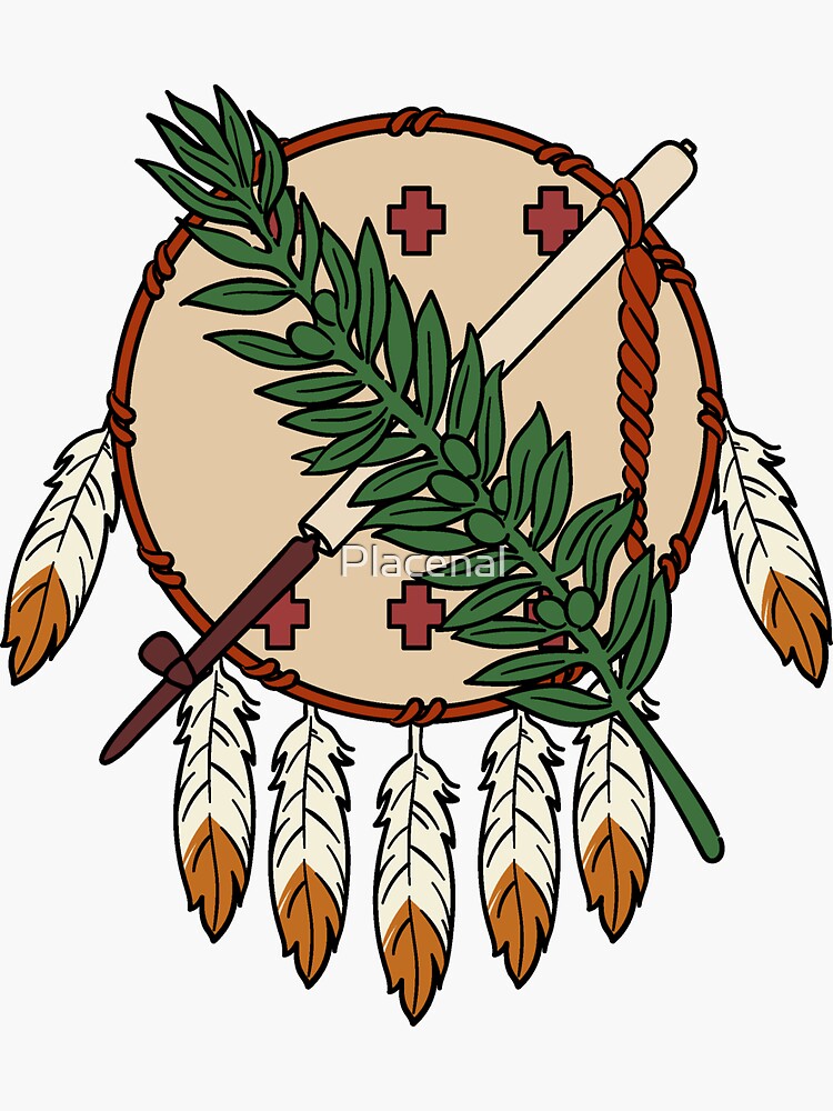 Thumbnail 3 of 3, Sticker, Oklahoma Flag Theme designed and sold by Placenal.