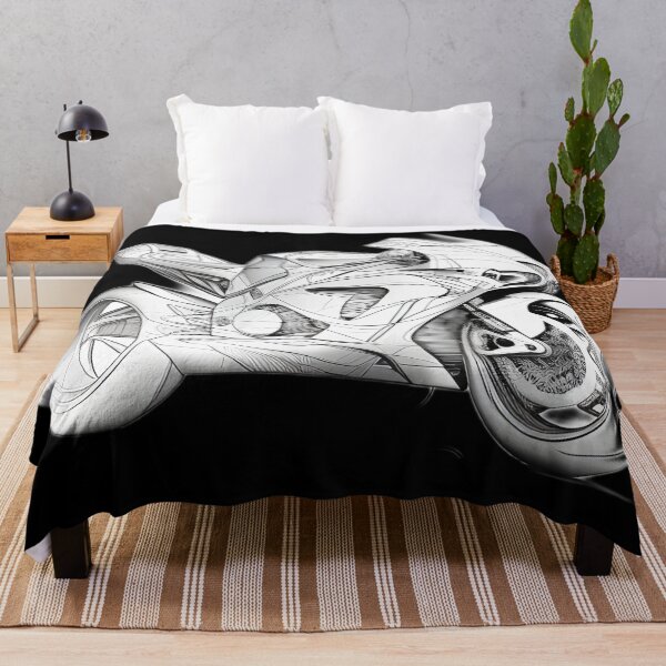 Item preview, Black and White Futuristic Cyberpunk Superbike designed and sold by beluxe.