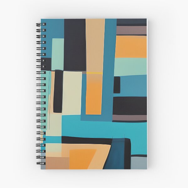 Item preview, Blue and orange rectangular abstract designed and sold by ibelieveimages.