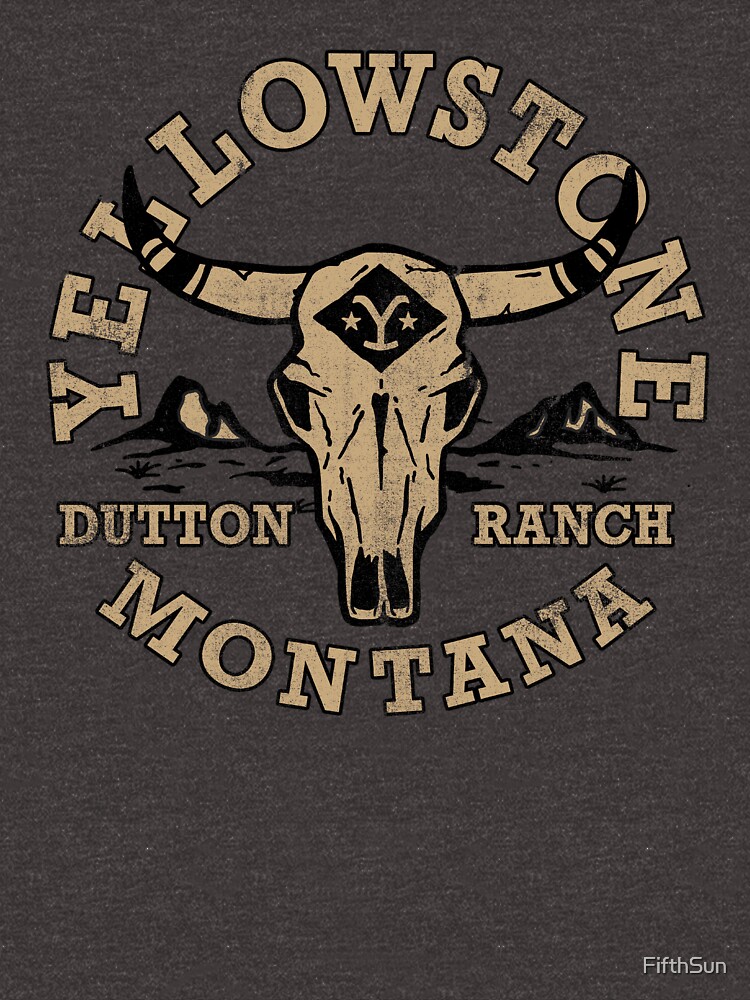 Discover YStone Dutton Ranch Cattle Skull Vintage Style Logo | Essential T-Shirt 