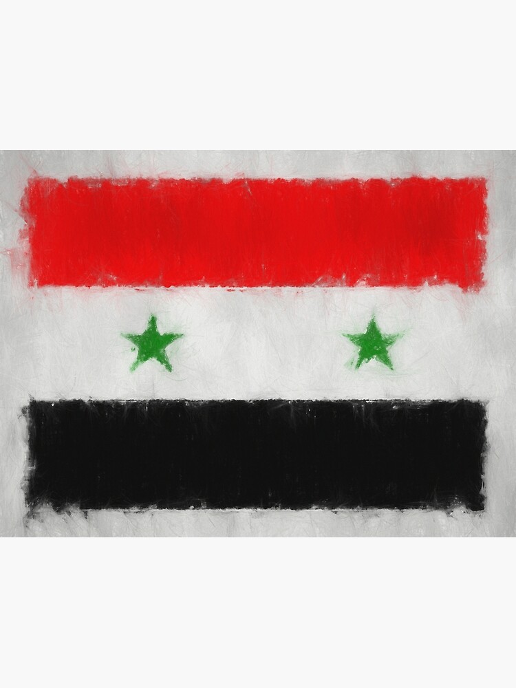 Syria Flag Reworked No. 66, Series 3 by 8th-and-f