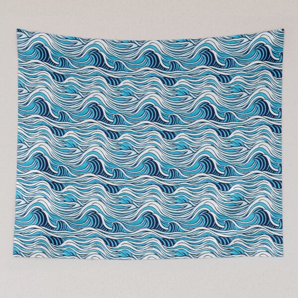 Item preview, Ocean Waves Pattern designed and sold by justingrenie.