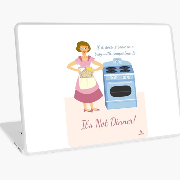 Item preview, Dinner Compartment Slogan Retro Housewife Cartoon designed and sold by mytshirtfort.