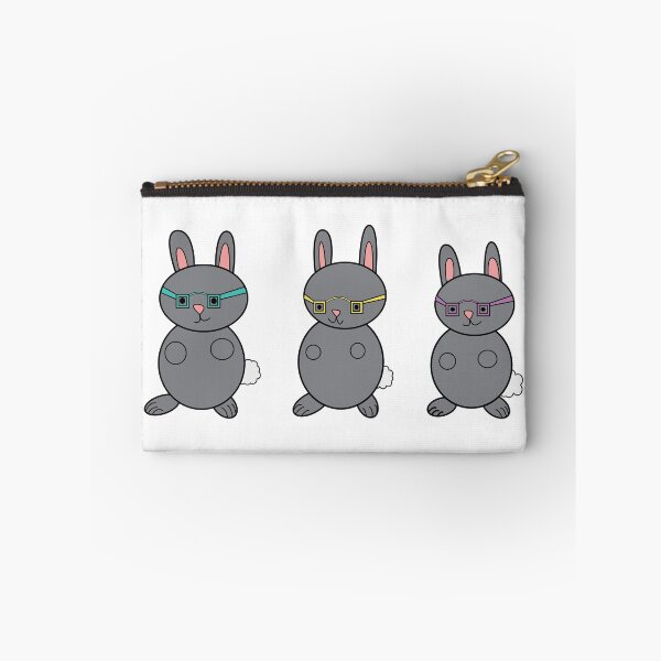 Item preview, Bunny Rabbits Wearing Colorful Glasses designed and sold by ValeriesGallery.
