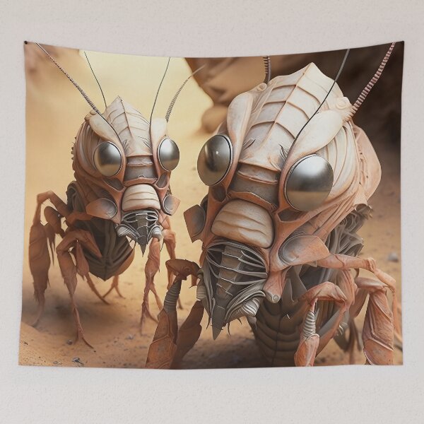 Item preview, Inhabitants of Mars or Insectoid Aliens (Arthropods) designed and sold by AIWanderer.