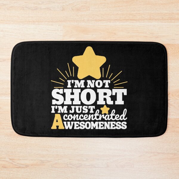 Item preview, I'm not short - I'm just concentrated awesomeness designed and sold by EvergreenWhimsy.