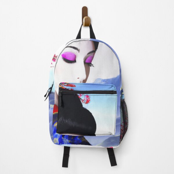 Item preview, Geisha in Oriental Landscape designed and sold by TotesUnique.
