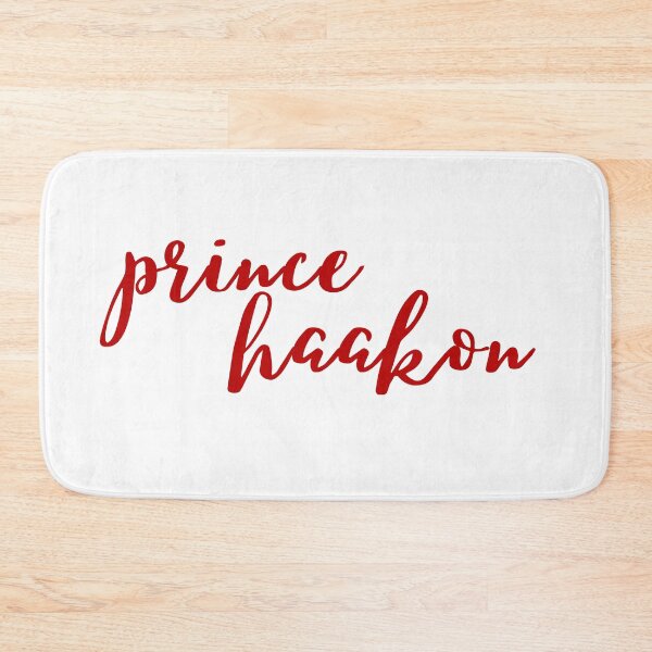 Item preview, Prince Haakon--script red designed and sold by holmesar2.