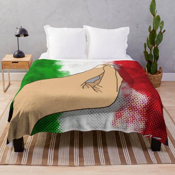Item preview, Italian Hand Gesture with Flag Colors designed and sold by CousinJoeArt.