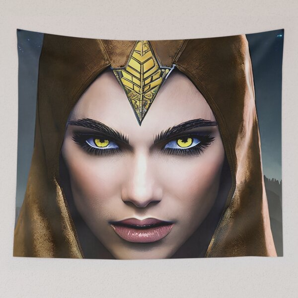 Item preview, Portrait of an Wolflike Woman designed and sold by ElLocoMus.