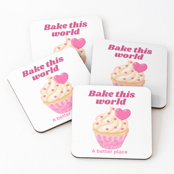 Item preview,  Bake the world a better place  designed and sold by Speckledfrog.