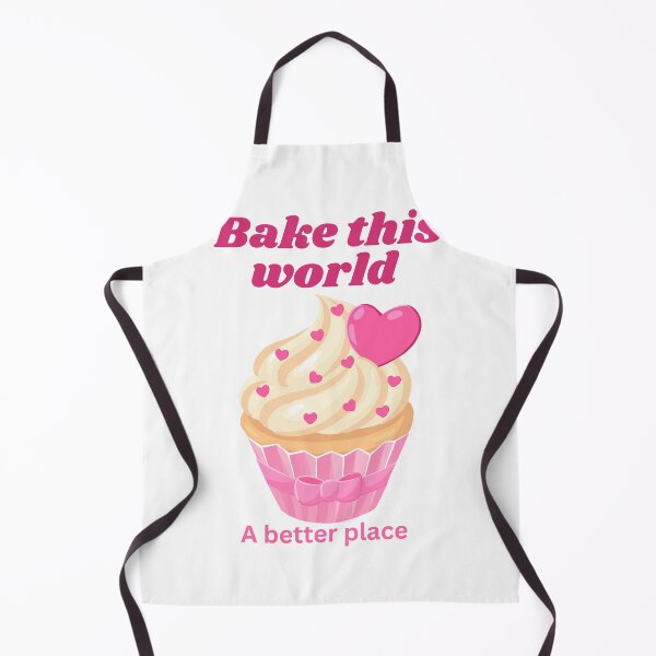 Item preview,  Bake the world a better place  designed and sold by Speckledfrog.