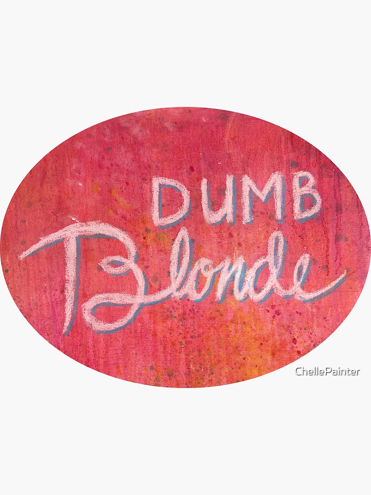 Blondie Sticker for Sale by beyondthescope