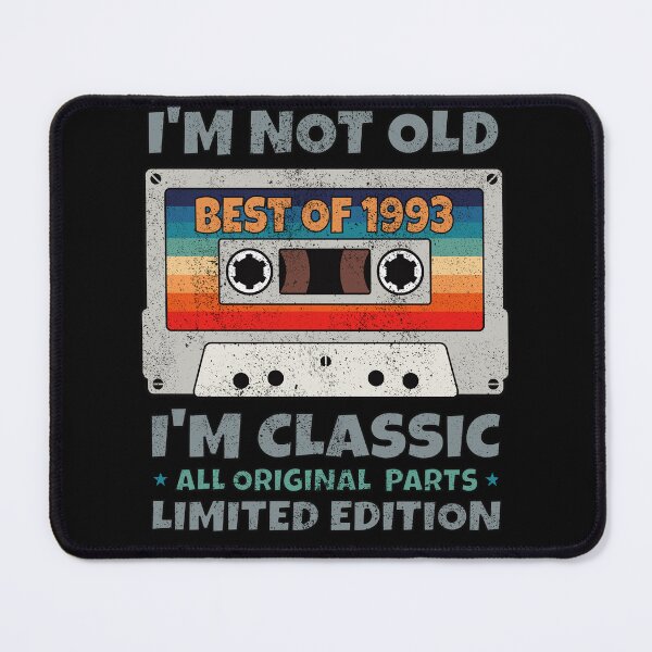 Item preview, I'M NOT OLD I'M CLASSIC BEST OF 1993 RETRO VINTAGE FUNNY DISTRESSED CASSETTE BIRTHDAY GIFT designed and sold by Kipcio.