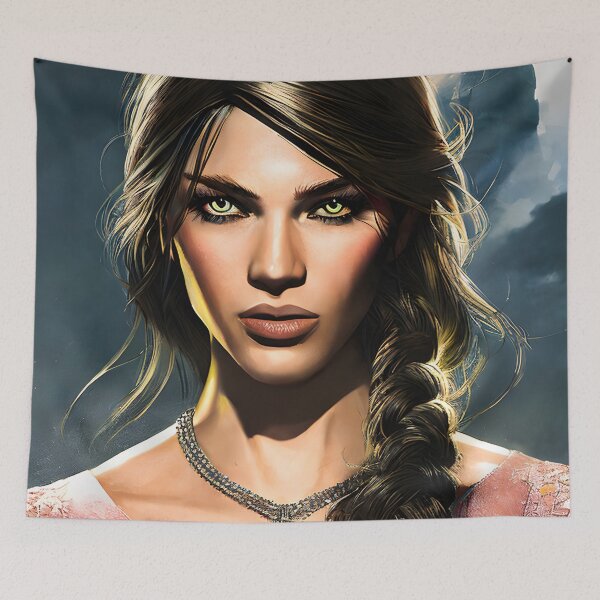 Item preview, Portrait of an Wolf Lady designed and sold by ElLocoMus.