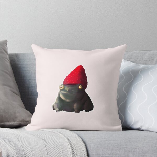 Item preview, Rana con un sombrerito de fresa :) designed and sold by GretchASketch--.