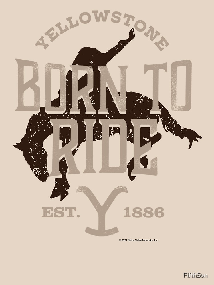 Disover YStone Born To Ride Distressed Vintage Rodeo Logo | Essential T-Shirt 